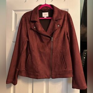 Old navy burgundy jacket, size L